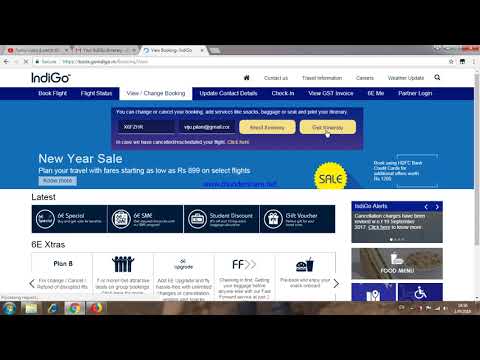 How to print flight ticket online