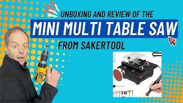 Saker Tool Mini Multifunction table saw unboxing and review