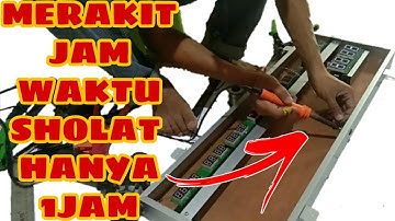 Tutorial Membuat Jam Waktu Sholat ( JWS ) Abadi menggunakan Modul  Arduino