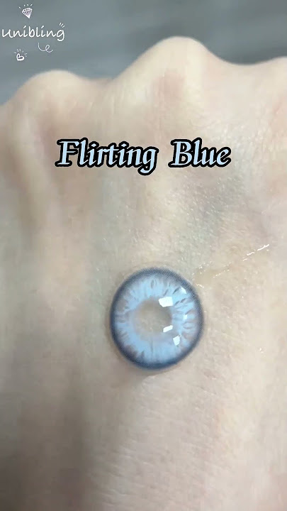 Most mesmerizing blue contacts💙