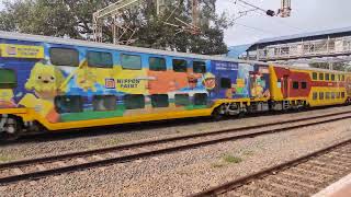 22625 Double Decker Express // MGR Chennai (MAS) To KSR Bangalore (SBC)  With (RPM) WAP-7 #37564.