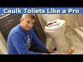 How to Caulk a Toilet Base to Tile Floor Like the Pros