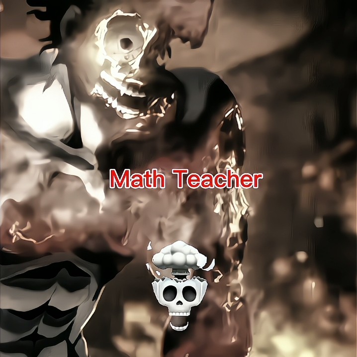 THE MATH TEACHER🥱☠️#anime #demonslayer #shorts - YouTube