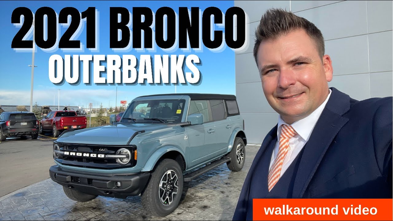 2021 Ford Bronco Outerbanks Area 51 walkaround video 03
