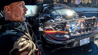 Inches From Death In An $800,000 Super Car!
