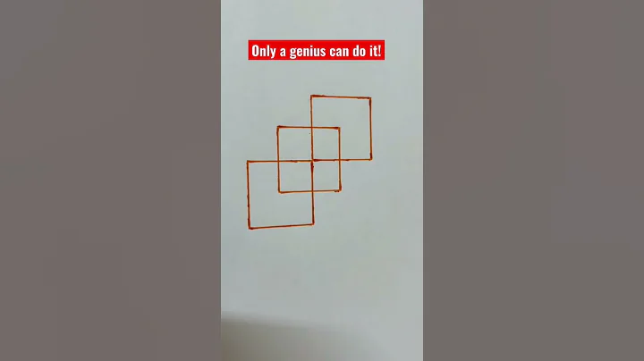 Only a genius can draw it in 1 Single stroke! #math #youtube #mathtrick #shorts #genius #challenge
