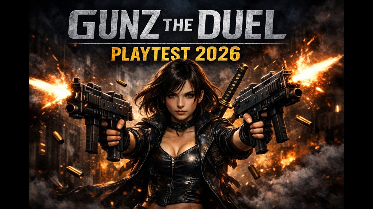 Gunz the Duel Playtest 2026 Double Machinegunz My noob style