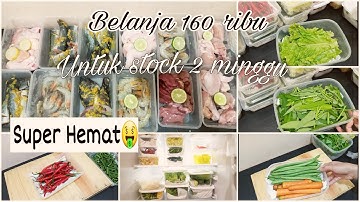 FOOD PREPARATION | BELANJA MINGGUAN HEMAT