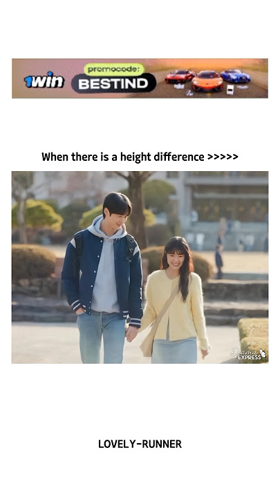 The height difference💀 #dramaexpress #lovelyrunner #imsol #sunjae