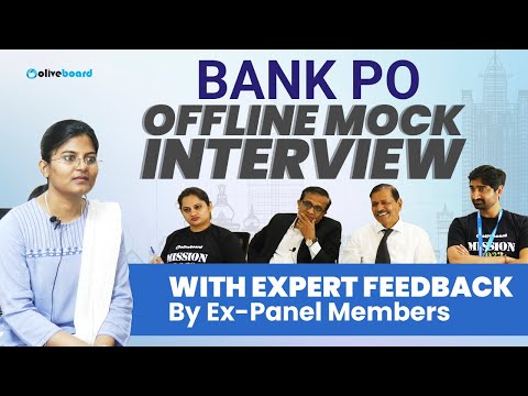 Bank PO Offline Mock Interview 2022-23 || SBI PO Mock Interview || IBPS PO Mock Interview