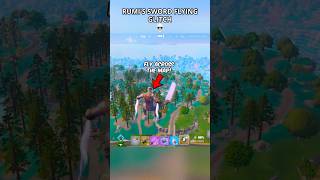 RUMI&#39;S SWORD FLYING GLITCH in Fortnite Season 4😳 (Chapter 6) #fortnite #foryou #shortsfeed #fy