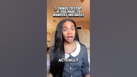stop these 3 things to manifest instantly. #manifestation #lawofassumption