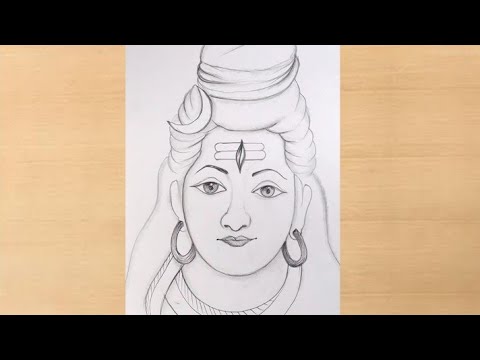 Premium Vector | Shiv ji vector drawing of indian lord an illustration of  shiva line art of spiritual monument