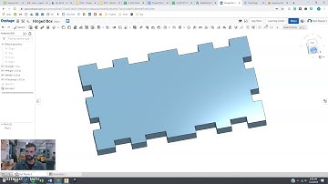 Laser cut hinge box - OnShape - Part 1