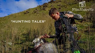 "Hunting Tales" | A New Zealand Bowhunting Film | Bowhunting Wild NZ goats and deer | Film Maker Nz