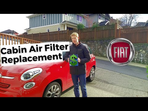 Fiat 500L Cabin Air Filter Replacement