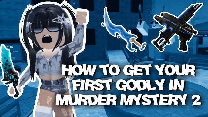 Roblox Murder Mystery 2 MM2 Minty Godly Gun Fast Shipping!