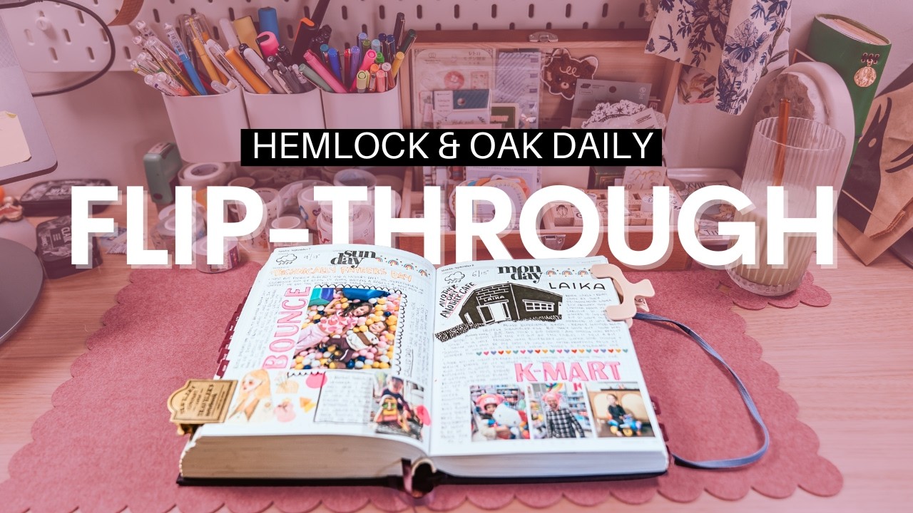 One Year of Daily Journaling | Hemlock & Oak Flip-through