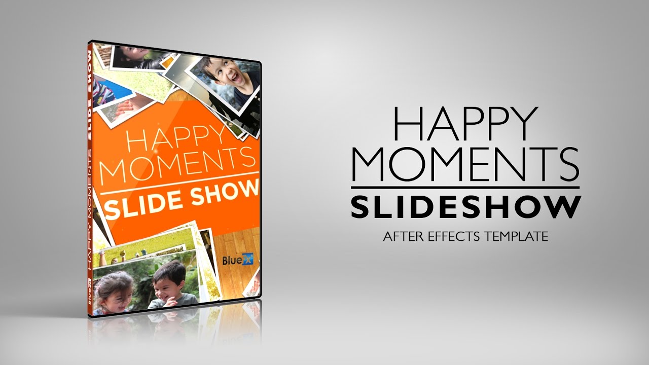 After Effects Template Happy Moments Slide Show