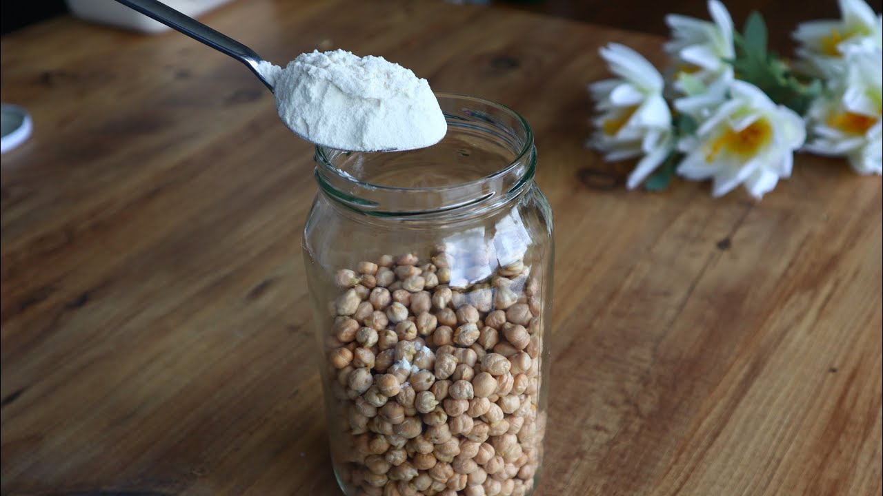 ✅ подготовьте сырой нут и муку в банках.😱 очень старый и сытный рецепт. 💯