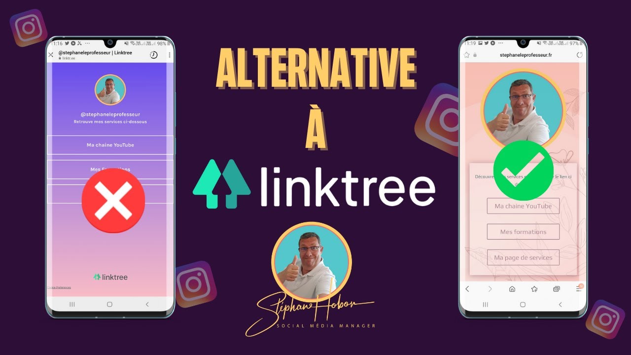 Mettre un lien en bio sur Instagram, alternative à Linktree avec Divi ...