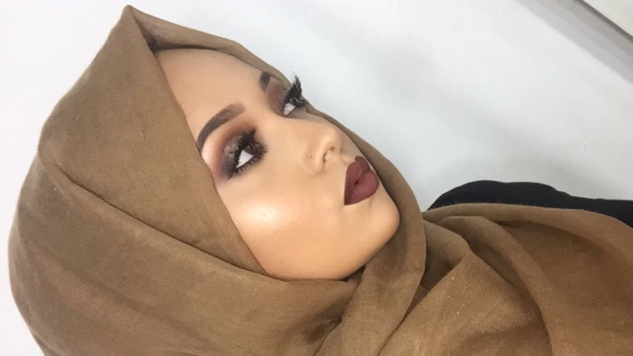 My Everyday Hijab Tutorial Matching Glowing Glam Makeup Tutorial