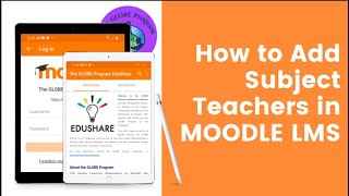 How to Add Subject Teachers in MOODLE LMS