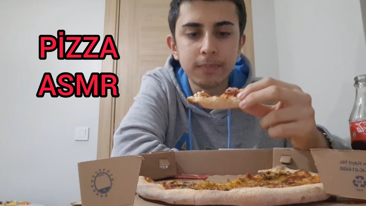  PİZZA ASMR MUKBANG DOMİNOS 🍕