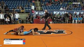 Cadet WM 106 Cons 16-1 - Rose Ann Marshall (WI) vs. Emily Llamas (CO)