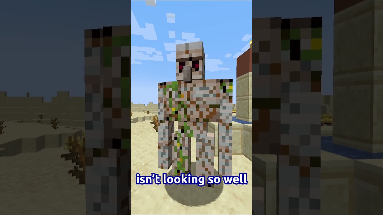 You Can Heal Iron Golems 