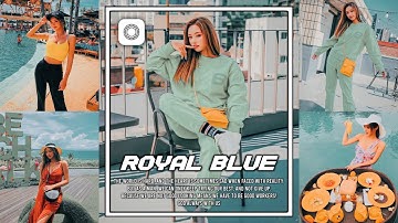 VSCO TUTORIAL | Tutorial Edit Photo Ala Selebgram | Royal Blue Filters