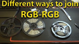 5 Different Ways to connect your RGB Light Strip (NO SOLDERING)