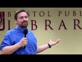 Adam Murphy speaks to Bristol Virginia Democrats