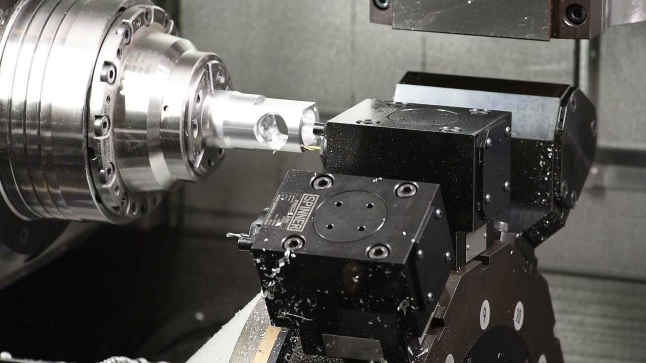 Spinner MicroTurn LT and LTB micron-level mill-turn machining