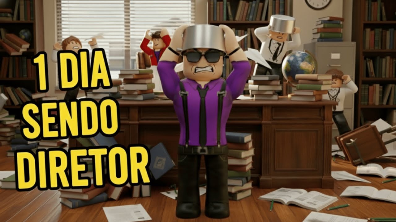 📔​ | 1 DIA SENDO DIRETOR, EXPULSEI TODO MUNDO ?????? |📚​