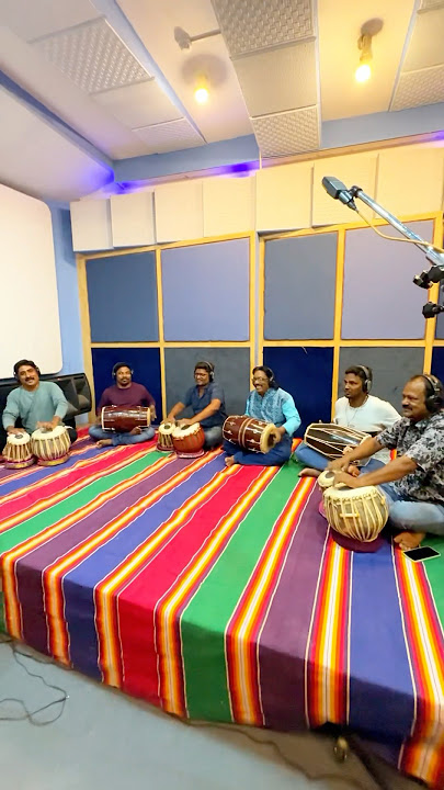 🎶Making Of Mambazham Vikkura Kannamma Song Tabla & dholak Session #srikanthdeva #shorts #ganasong