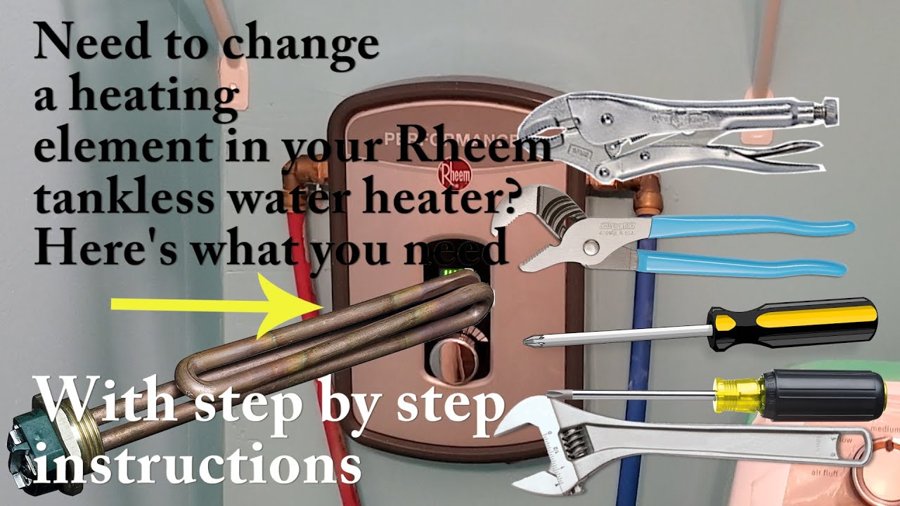 How To Replace The Heating Element in a Tankless Water Heater - YouTube