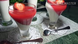 تحليات رمضانية: باناكوتا الفراولة ،من أطيب التحليات من مطبخ ليلى يحياوي panna cotta aux fraises