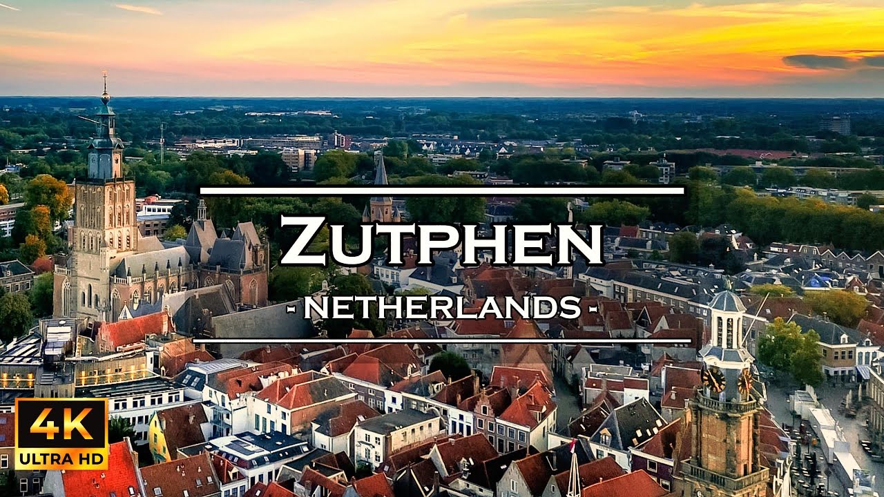 Zutphen from above  🇳🇱🏰 | Cinematic 4K Video | DJI Mini 4 Pro