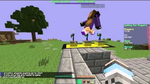 Hacker in mineplex Micro Battle Lobby