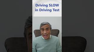 Driving Slow in Driving Test #driving #drivingtest #drivingtipsforlife