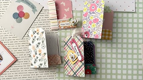 Use Those Tags/Cut-Aparts - Mini Pocket Folder/Ephemera Holder | Flat Mail Idea