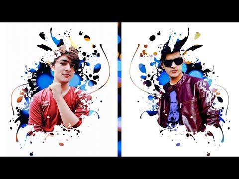 New Unique Splatter Effect PicsArt Photo Editing Tutorial - SHERRY Tutorials