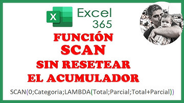 Función SCAN sin resetear el acumulador - Curso de Excel Avanzado