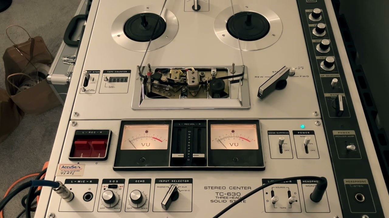 Ambient Guitar Tape Loop on Sony TC-630