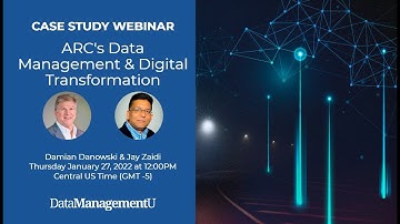 DataManagementU Case Study Webinar - ARC