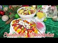 Ensaladas Navideñas de Frutas y Quesos  Rápidas🌿🎄❄️☃️🎁🥗🍇🫐