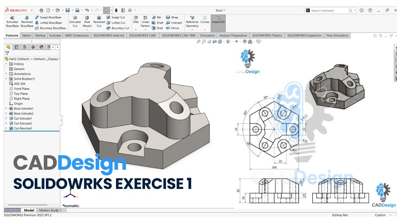 SOLIDWORKS CAD EXERCISE 1