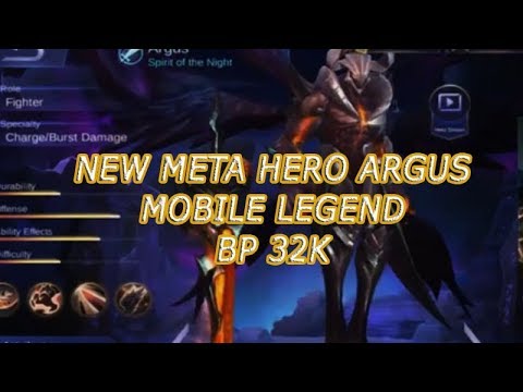 NEW META HERO ARGUS MOBILE LEGENDS - YouTube