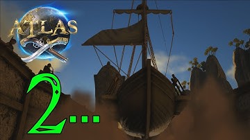 [2] THE START OF A VERY SLIPPERY SLOOP! (Atlas Private Server)